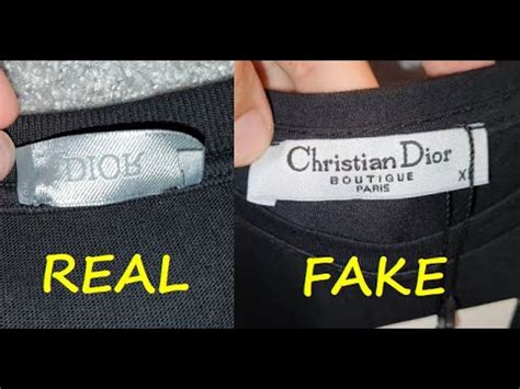 fake dior tshirt|how to tell if dior shirt is real.